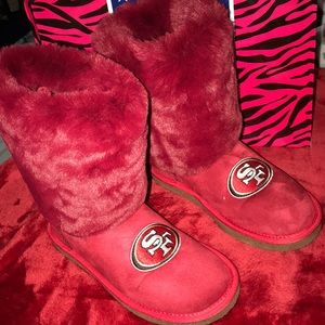 San Francisco 49er boots